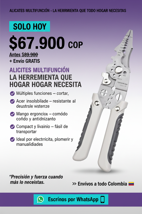 Flyer Alicates Multifunción