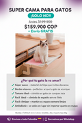 Flyer Super Cama para Gatos - Foto original